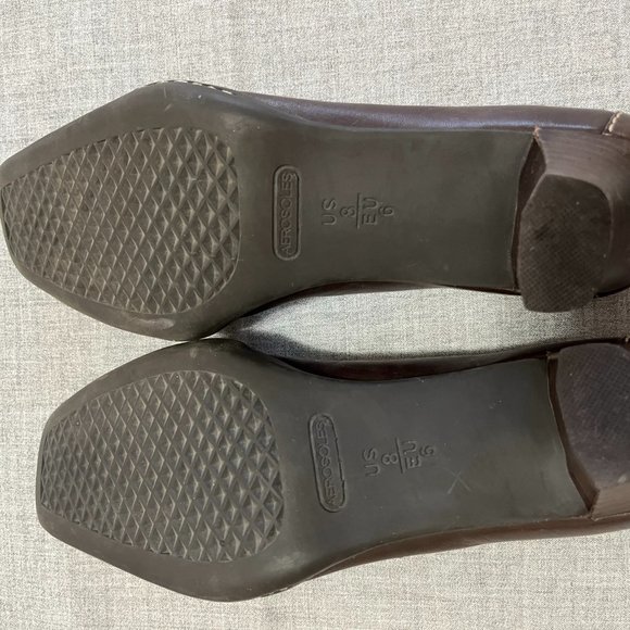 AEROSOLES Women's Chocolate Brown Leather sz - Picture 4 of 4